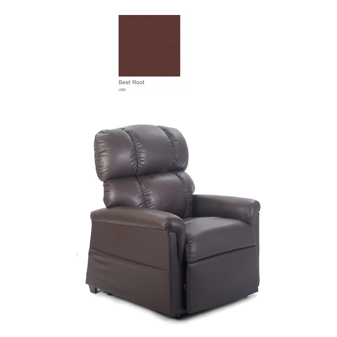 Golden Tech 29" Extra Wide MaxiComforter Power Lift Recliner - 600 lb Cap - Beet Root